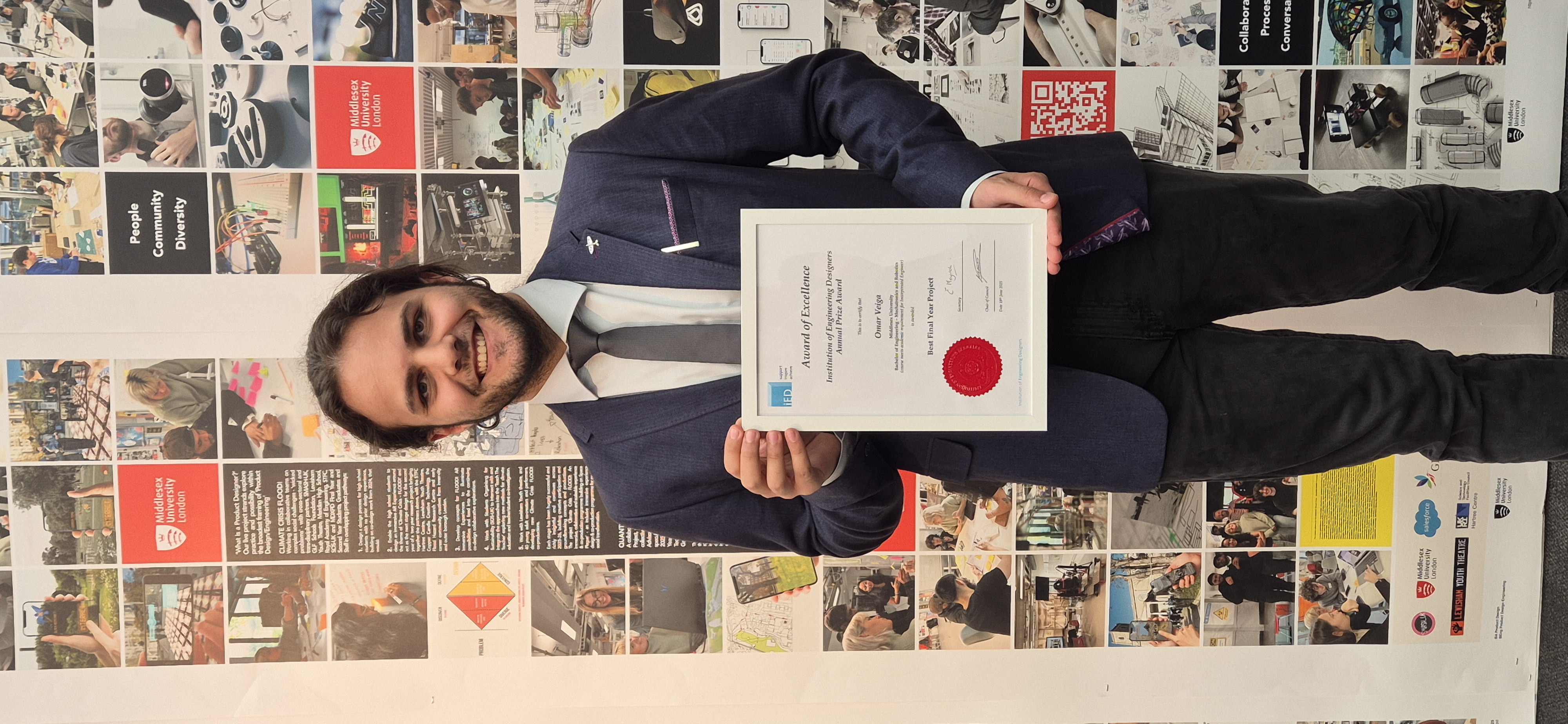 Thumbnail for My project won the IED award of excellence! - Final Year project Part 2